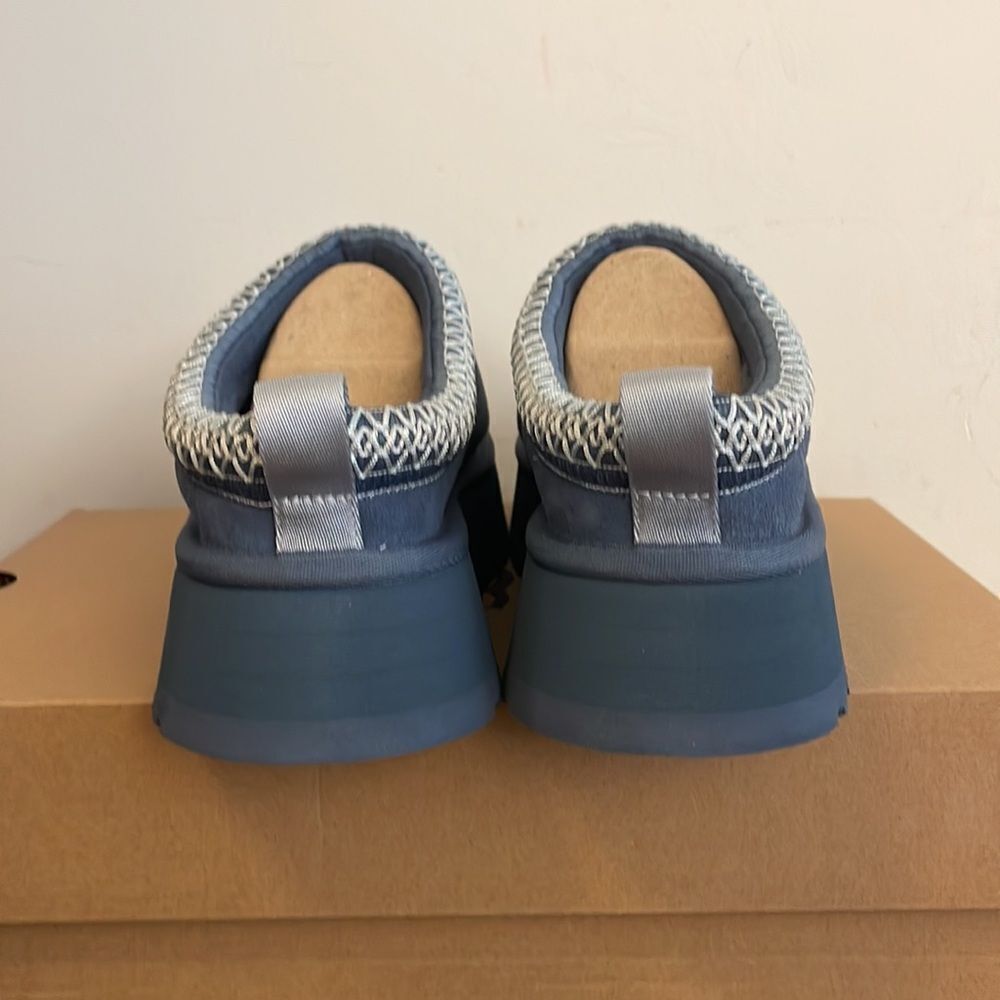 UGG Tazz Platform Slippers Desert Blue USA Women Size 7/UK 5/EU 38 - Picture 9 of 12